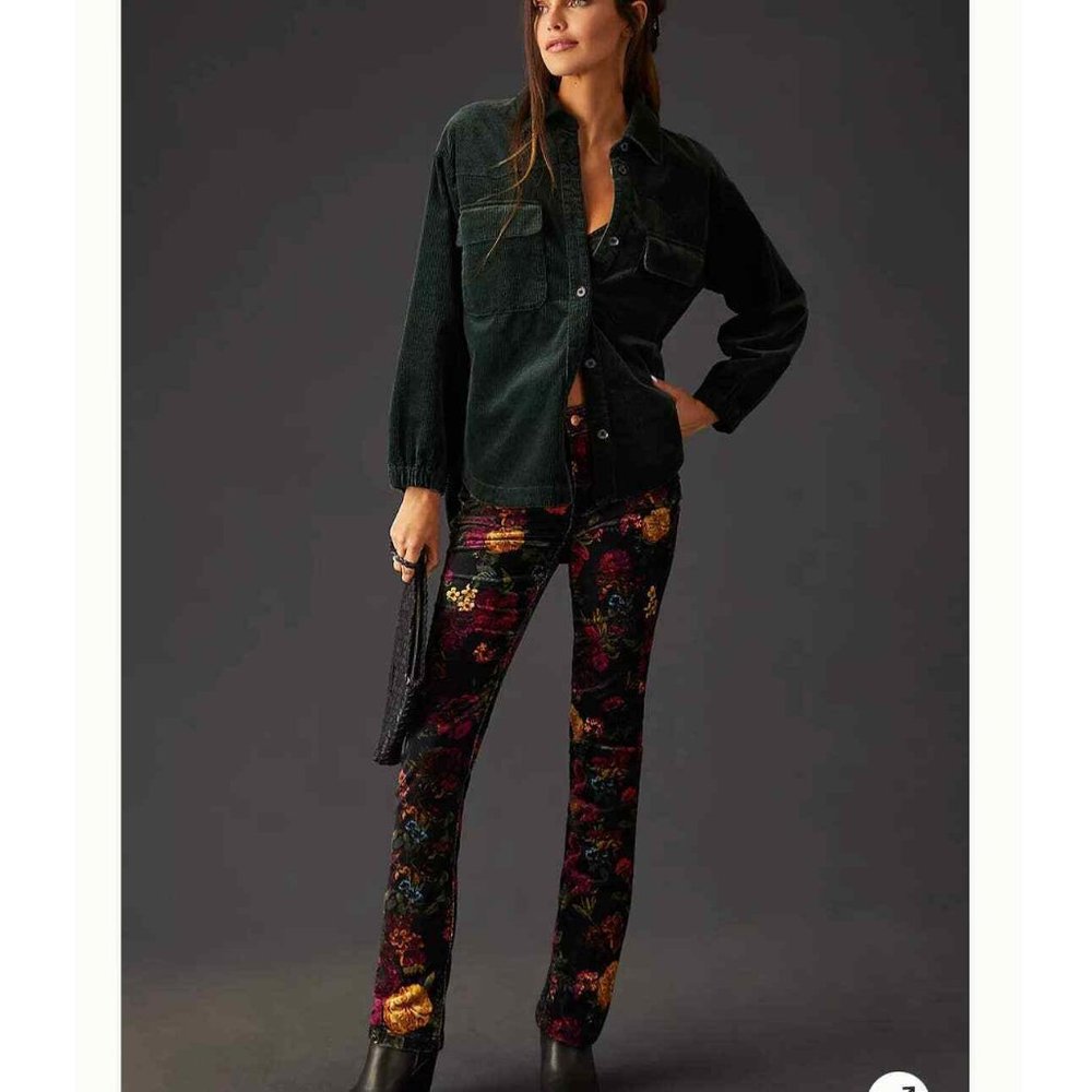 ISO The Shirt Pictured with the Anthropologie Pilcro Velvet Pants
